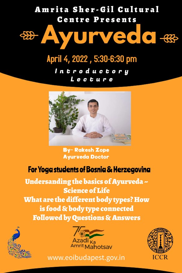 Ayurveda Lecture for Bosnian Yoga students